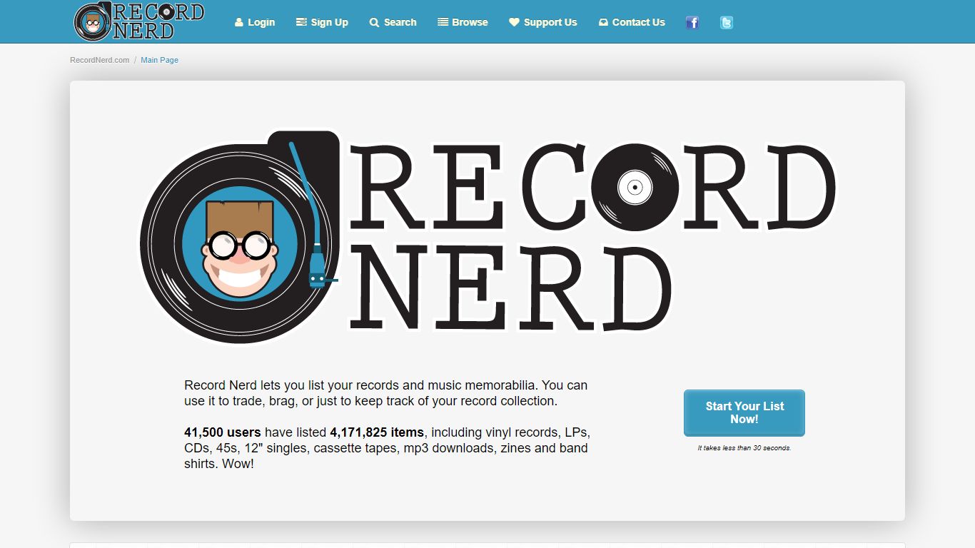 RecordNerd / List Your Vinyl Records, CDs, LPS, 45s, 12"s, Cassette ...